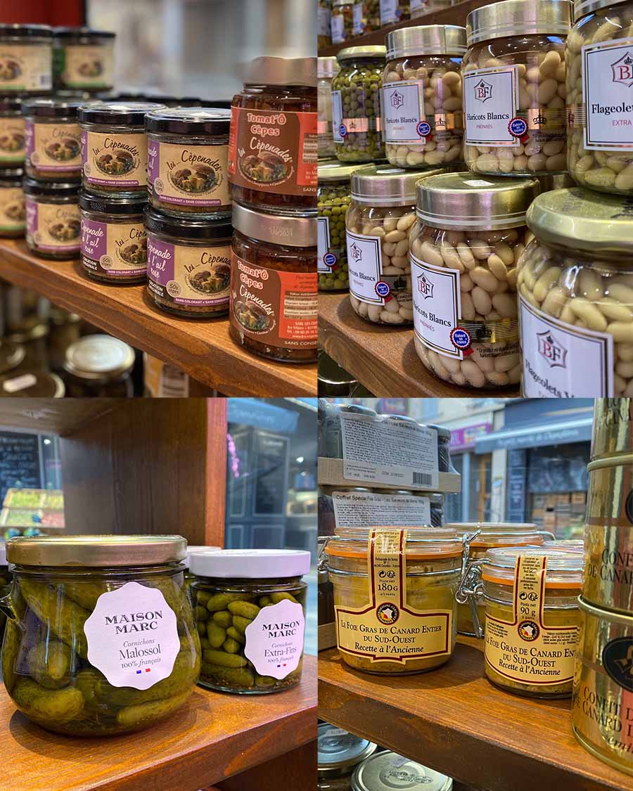 Produits secs et conserves